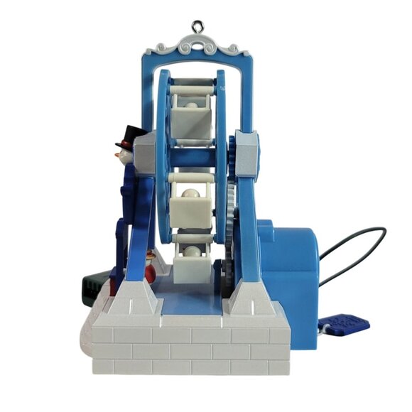 Hallmark Snow Fun Ferris Wheel Christmas Ornament Magic Cord Light Sound Motion - Picture 5 of 12